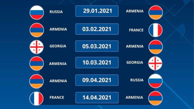 Ֆուտզալի խմբային մրցաշարի հանդիպումները տեղի կունենան 2021թ-ին