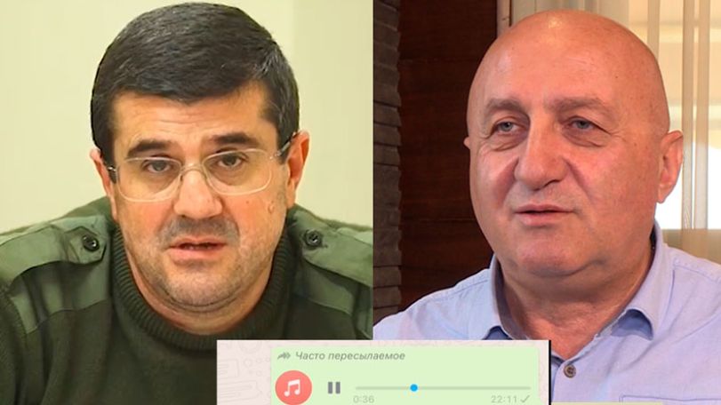 Опубликована скандальная запись телефонного разговора президента Арцаха Араика Арутюняна и Руслана Исраеляна