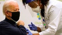 Joe Biden gets Covid-19 vaccine live on TV