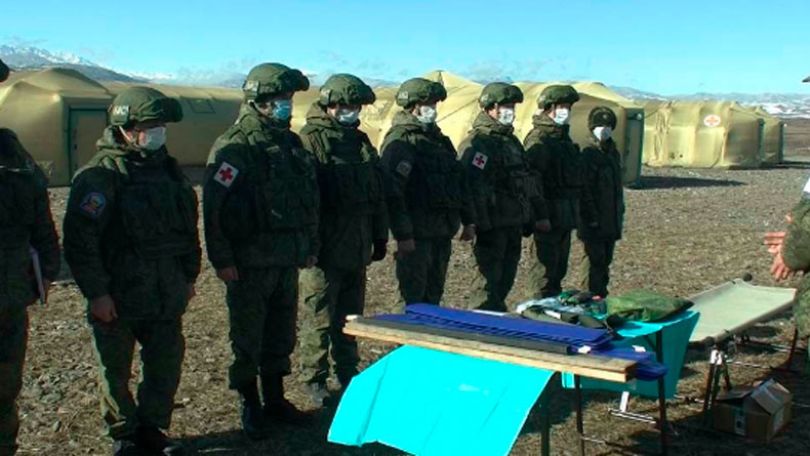 Medical training sessions held in Nagorno-Karabakh with sanitary instructors of observation posts