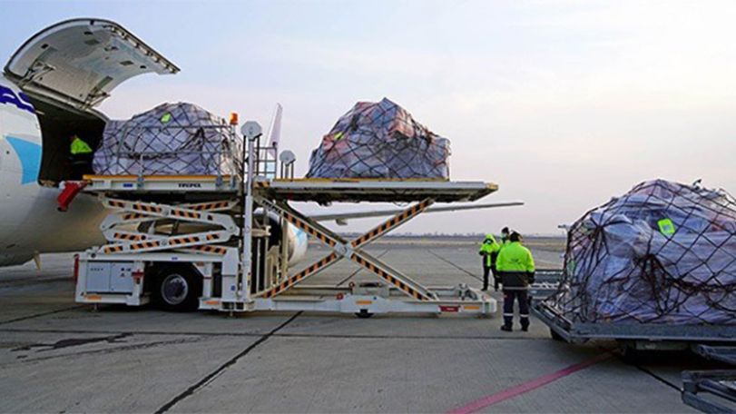 Second UN World Food Programme cargo plane arrives in Armenia from Belgium with AGBU’s COVID-19 relief supplies