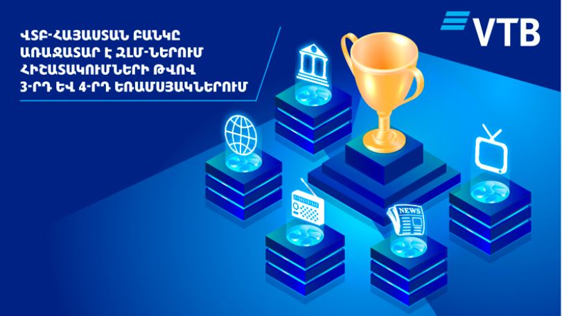 ՎՏԲ-Հայաստան Բանկը ԶԼՄ-ներում հիշատակումների թվով դարձել է առաջատար