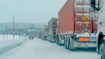 Lars road closed for all types of vehicles due to snowfall hazard