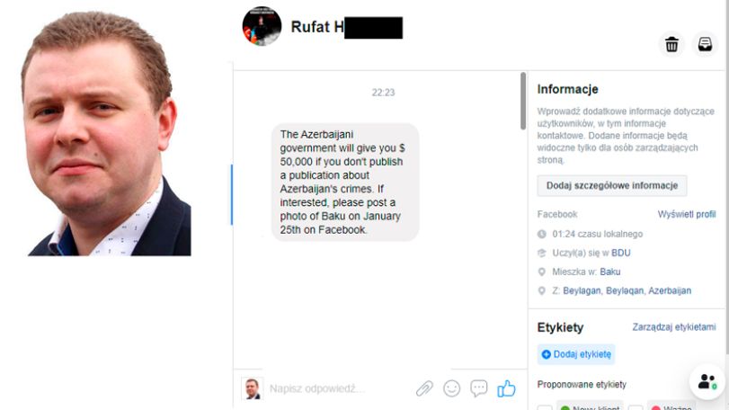Polish politician offered 50,000$ to cancel publication of a brochure on Azerbaijani war crimes in Karabakh