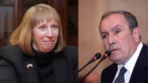 First President Levon Ter-Petrosyan receives U.S. Ambassador to Armenia