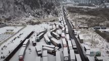 490 trucks accumulated on the Russian side of Lars checkpoint