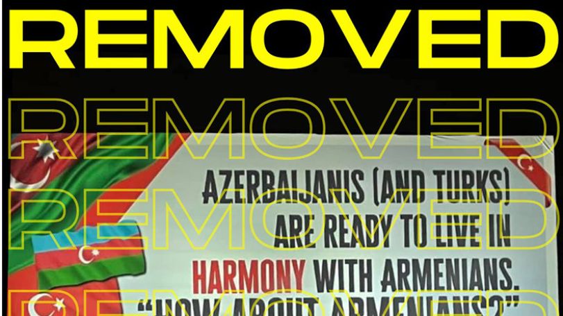 Anti-Armenian billboard on Philadelphia highway removed