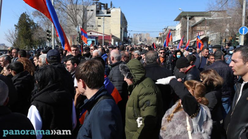 Երթ. «Նիկոլ, Էրդողանից բացի, քեզ մերժում են բոլորը»