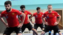 Armenian futsal national team arrived in Tbilisi