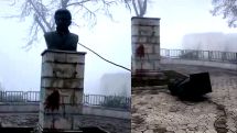 В Шуши азербайджанцы осквернили памятник государственному деятелю СССР Ованесу Тевосяну