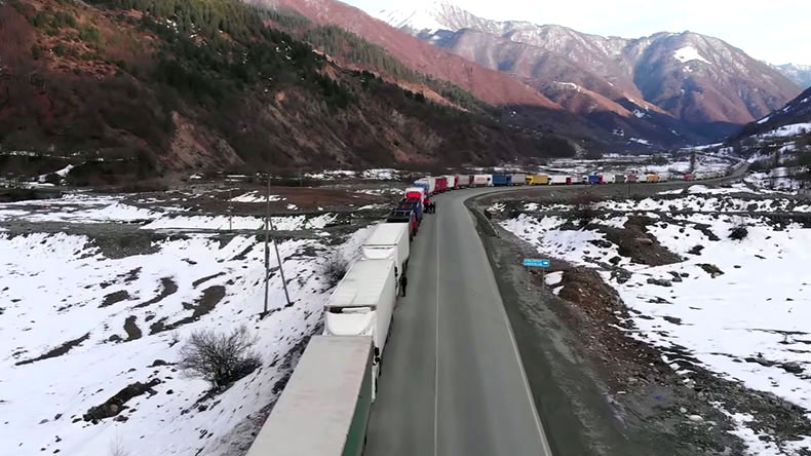 Lars road closed for trucks