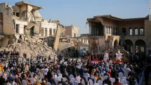 Հռոմի պապն այցելել է Մոսուլի հայկական ու ուղղափառ ավերված եկեղեցիներ
