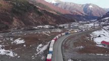 500 trucks accumulated on the Russian side of Lars checkpoint