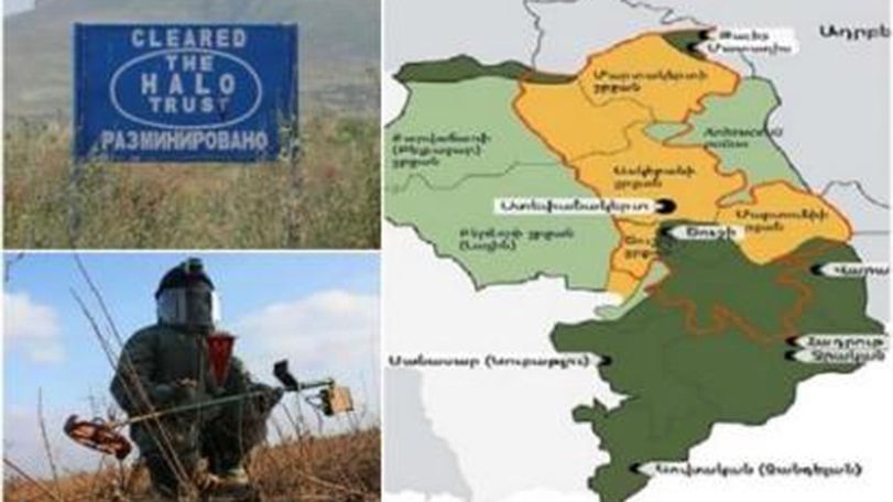 Artsakh NSS to examine reports about HAlO Trust handing minefield maps to Turkish forces