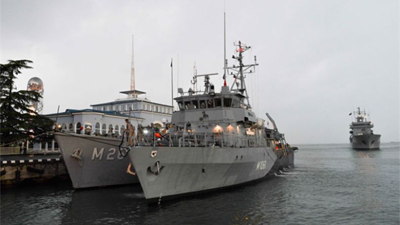 Four NATO ships make port call in Poti