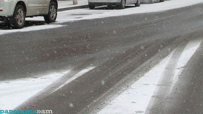 Goris-Kapan-Shurnukh road partly icy