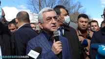 Серж Саргсян: Могу уступить целую власть, но я никогда не оставлю окоп, который защищает армянскую государственность