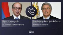 Armenian FM talked over the phone with his Uruguay counterpart
