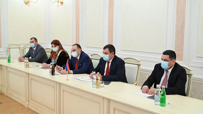 Рубен Вардазарян в Москве встретился с Вячеславом Лебедевым