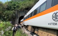 Dozens killed as train crashes and derails in Taiwan
