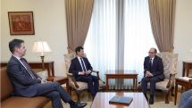 FM Aivazian received French MEP to discuss situation in the region and bilateral relations