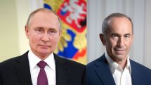 Kremlin confirms Putin, Kocharyan held phone call