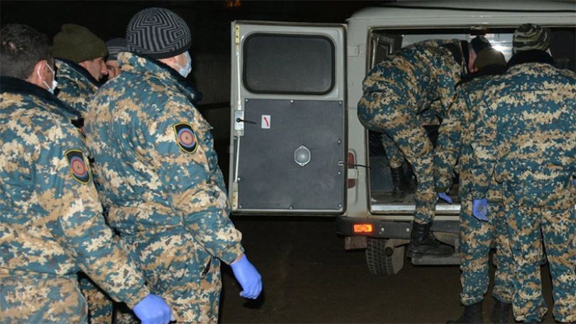 07.04.2021. Азербайджан передал армянской стороне останки одного военнослужащего