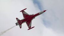 В Сети появились первые кадры с места падения истребителя NF-5 в Турции