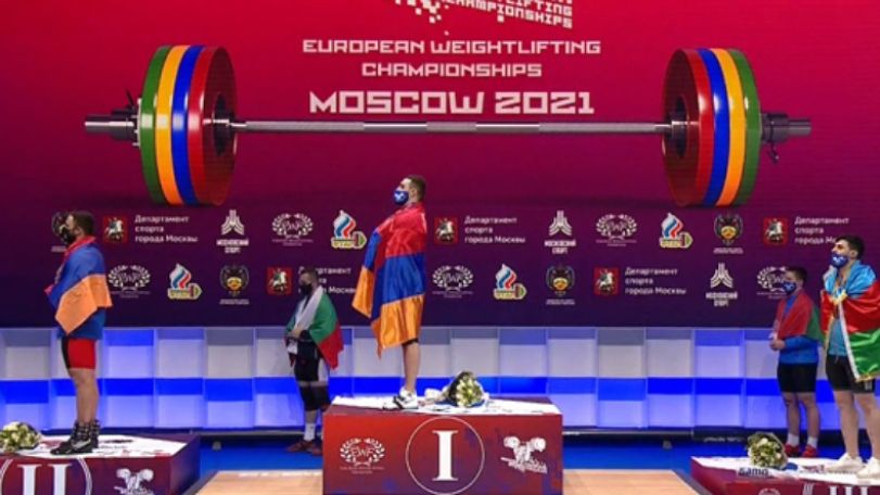 Armenian weightlifters win gold, silver at European C'ships