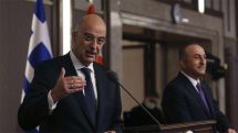 Turkish, Greek FMs trade accusations at news conference