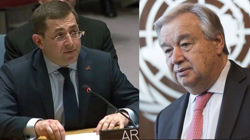 Armenia's representative addressed a letter to the UN Secretary-General over the “military trophy park” in Baku