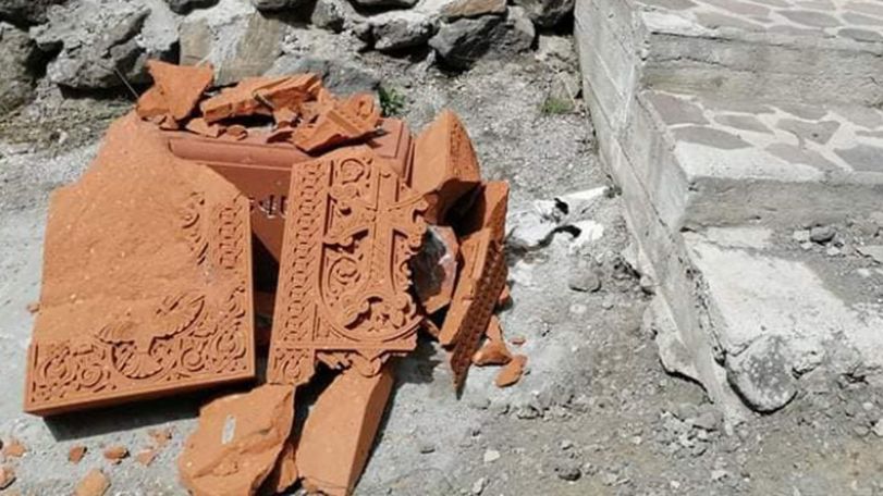 Նոր Երզնկայում խաչքարեր են ջարդվել