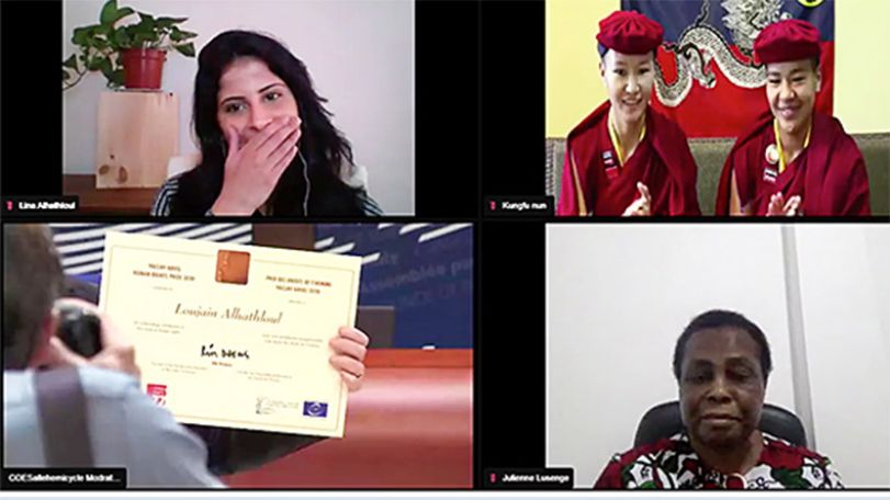 2020 Václav Havel Prize awarded to Saudi women’s rights activist Loujain Alhathloul