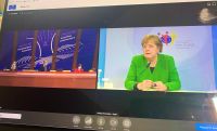 Меркель назвала более чем тревожной ситуацию в Беларуси, на востоке Украины и в Нагорном Карабахе