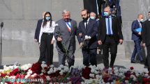Ֆրանսիայի Սենատի նախագահի պատվիրակությունը հարգանքի տուրք մատուցեց Ցեղասպանության զոհերի հիշատակին