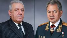 Armenian, Russian defense ministers discuss bilateral cooperation