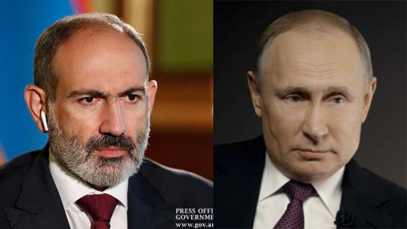Putin, Pashinyan discussed Nagorno-Karabakh, bilateral cooperation during phone conversation