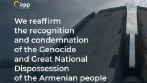 EPP: We support the commitment of Armenia and the Armenian people for the establishment of historical justice