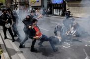 Turkish police detain hundreds at May Day marches amid lockdown