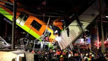 At least 23 killed in Mexico City metro overpass collapse