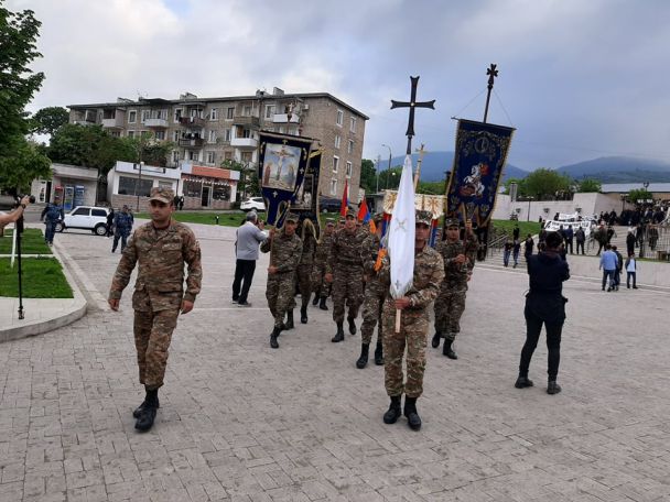 Արցախում Մայիսի 9-ի միջոցառումները մեկնարկել են խաչերթով