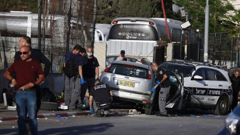 Palestinian driver killed after ramming car into Israeli police in Jerusalem