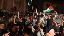 Celebrations in Gaza as ceasefire comes into force