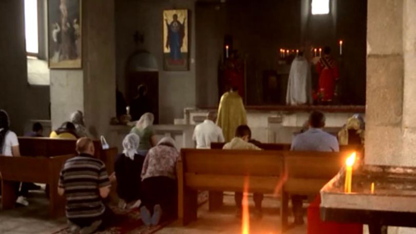 Russian peacekeepers ensure safety for 80 pilgrims to visit Amaras monastery in Artsakh