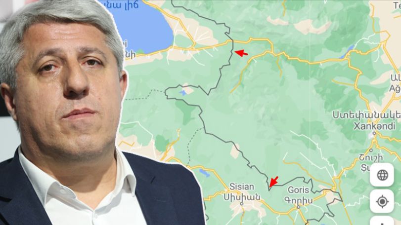 Armenian expert Vardan Voskanyan publishes map of border areas for Pashinyan