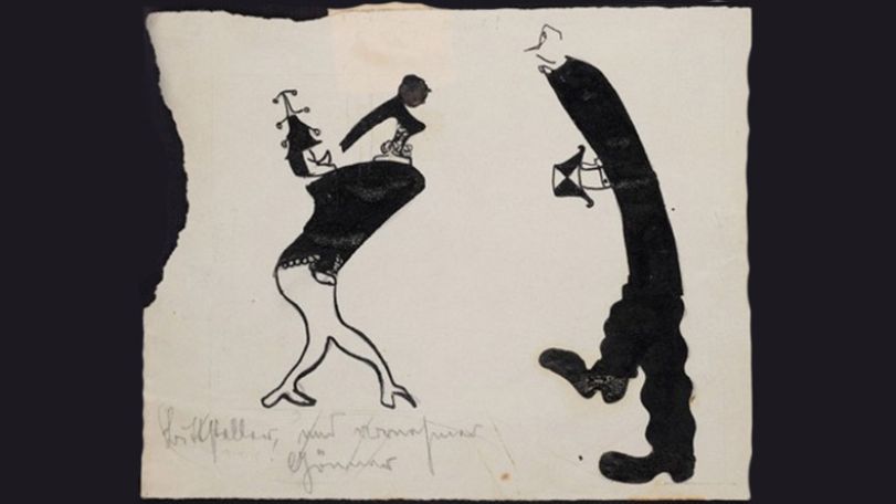 Unpublished Kafka letters, drawings made publicly available online
