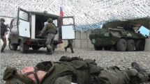 Russian peacekeepers held a training session to prevent provocative actions in Nagorno-Karabakh