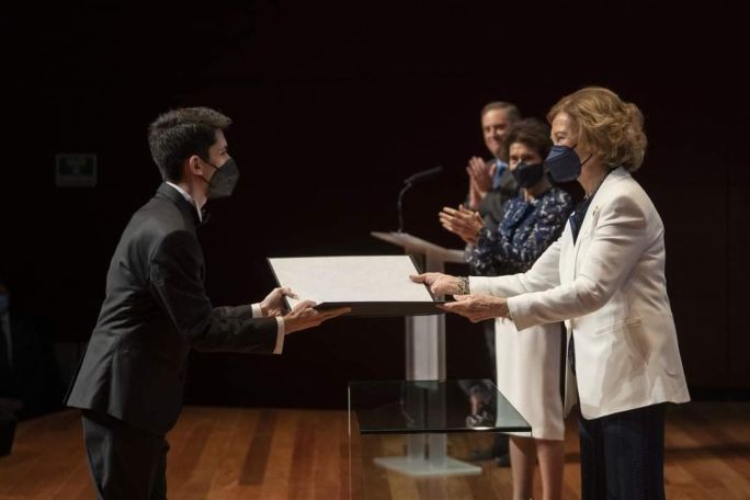 Composer Seven Gharibyan awarded Best Student Diploma by the Queen of Spain