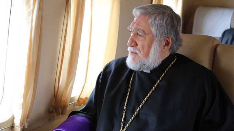 Catholicos Aram I to leave for the Vatican