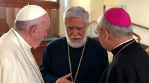 Catholicos Aram I asked Pope Francis to support with the return of Armenian prisoners